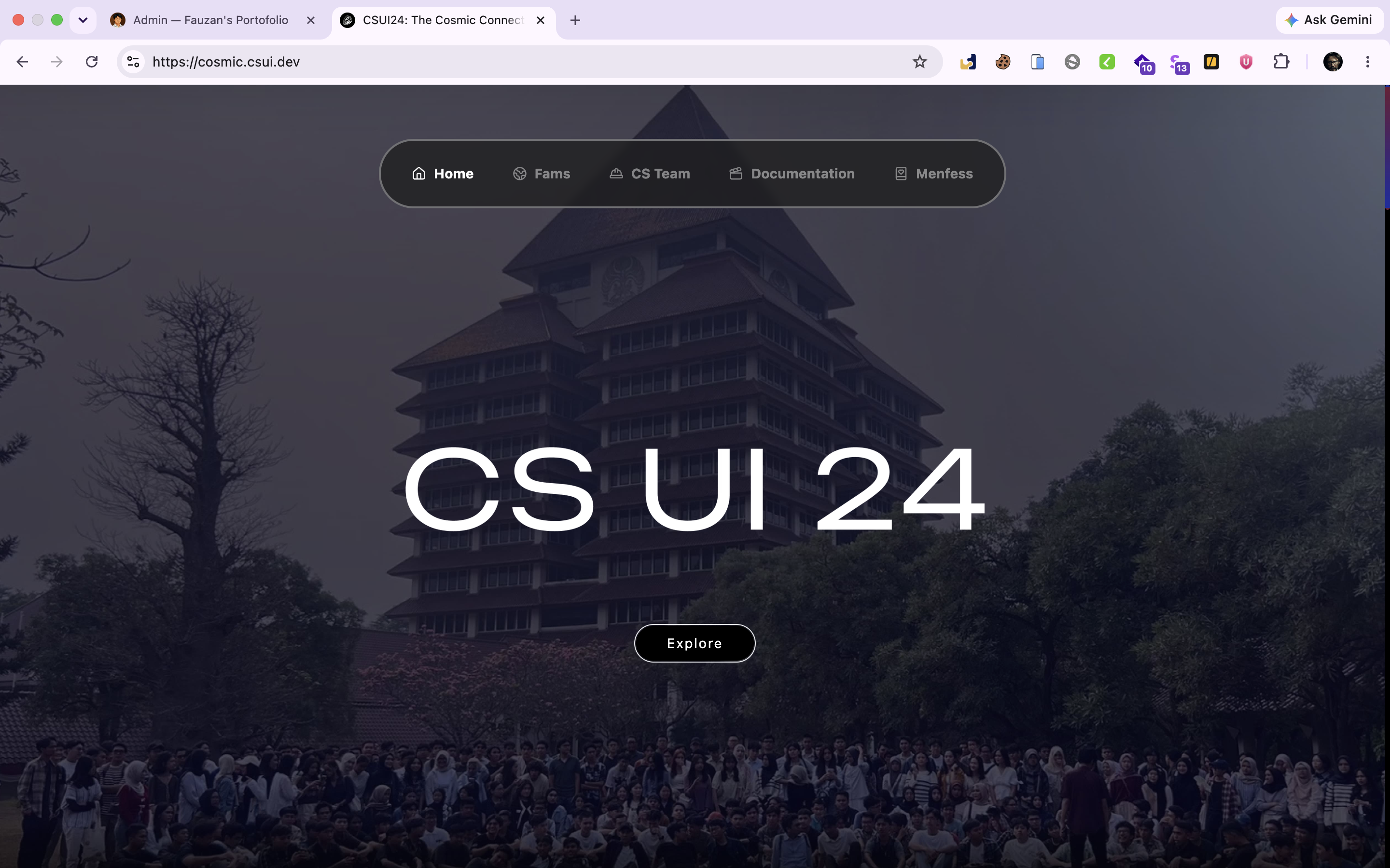 Computer Science cohort 2024 Website