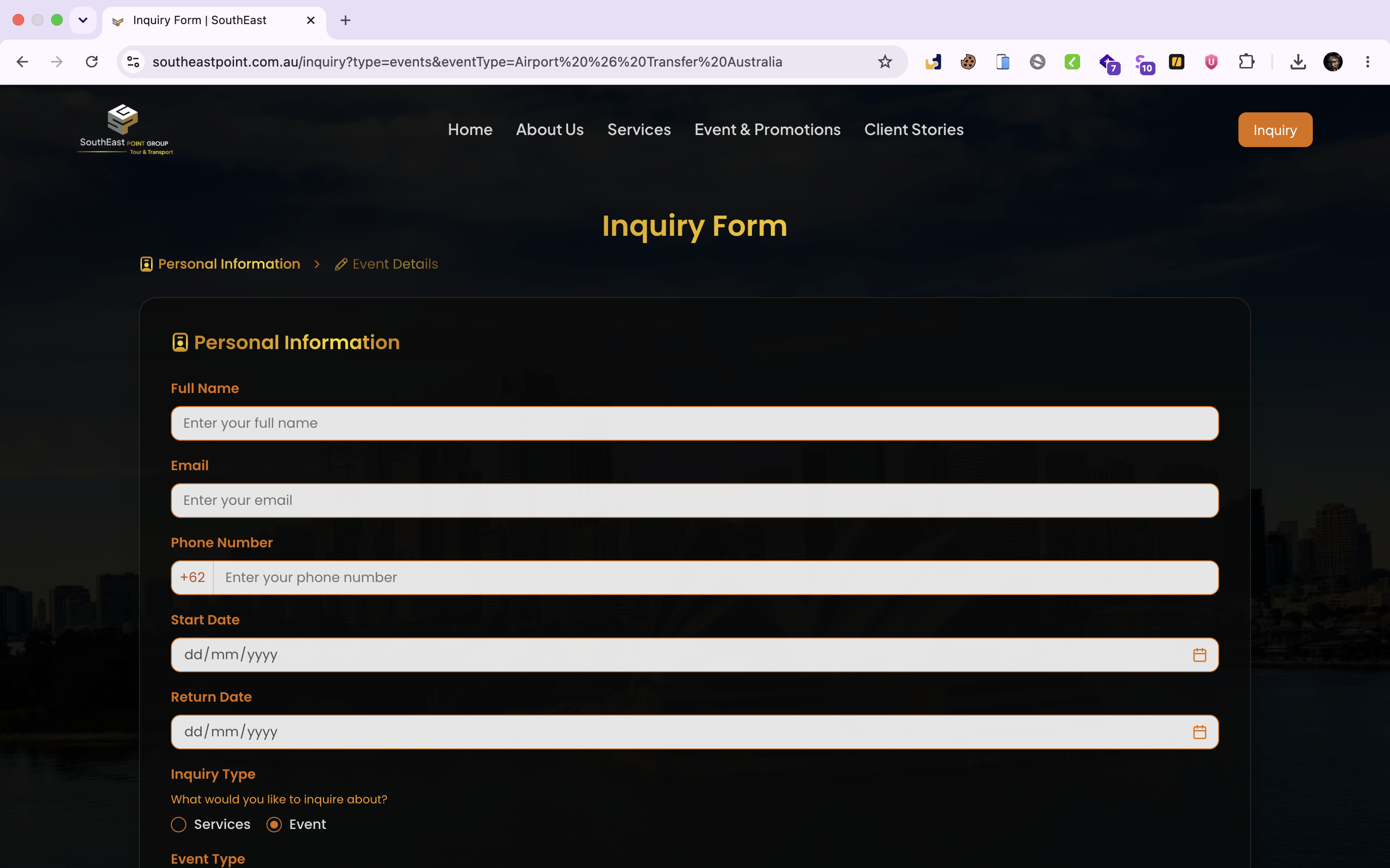 SouthEast Point Group screenshot