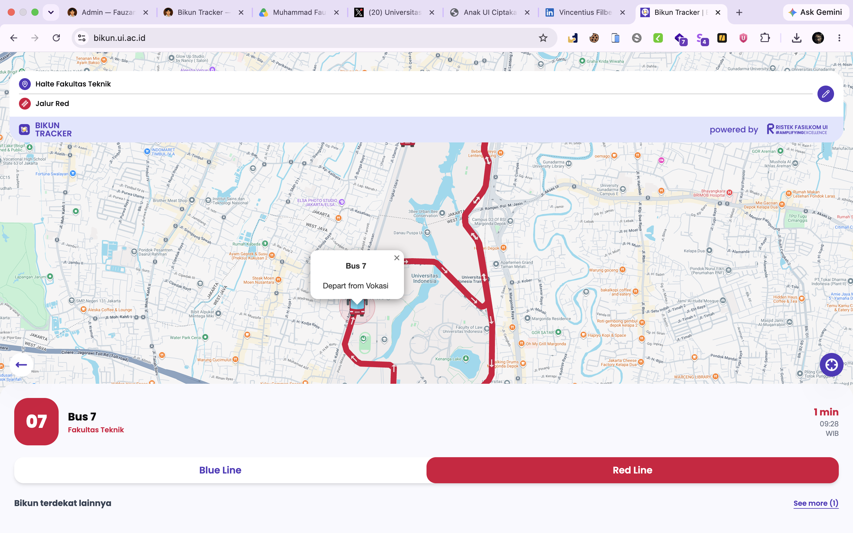 Bikun Tracker screenshot